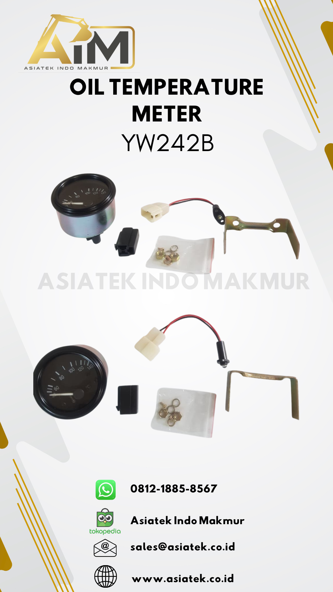 OIL TEMPERATURE METER (YW242B)